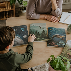 Personalised reading and literacy resources arranged to support engaging, interest-led learning.