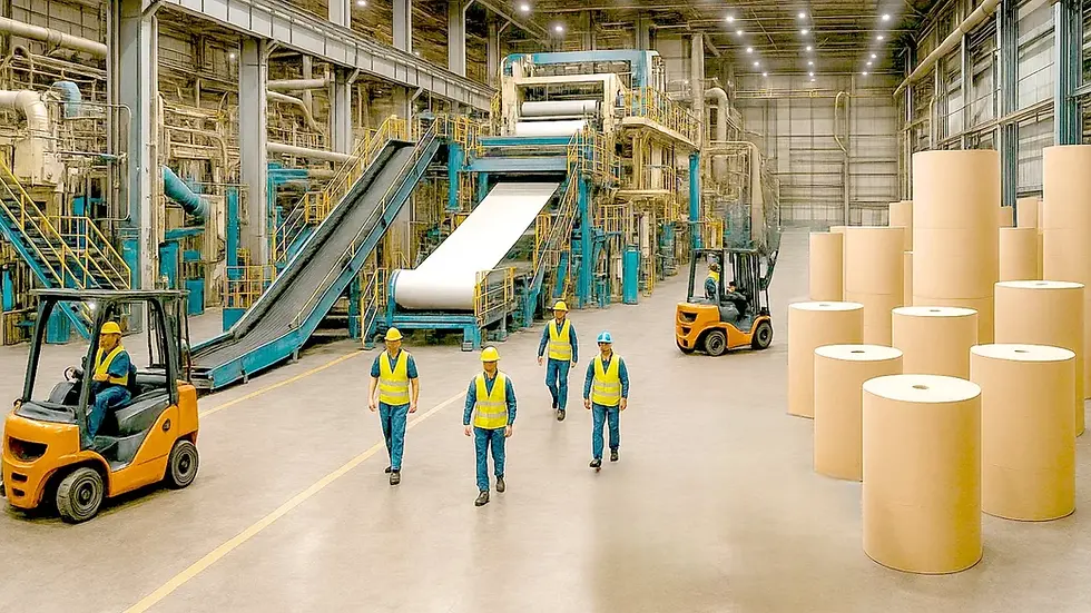 CCTV AI safety systems for cardboard manufacturing