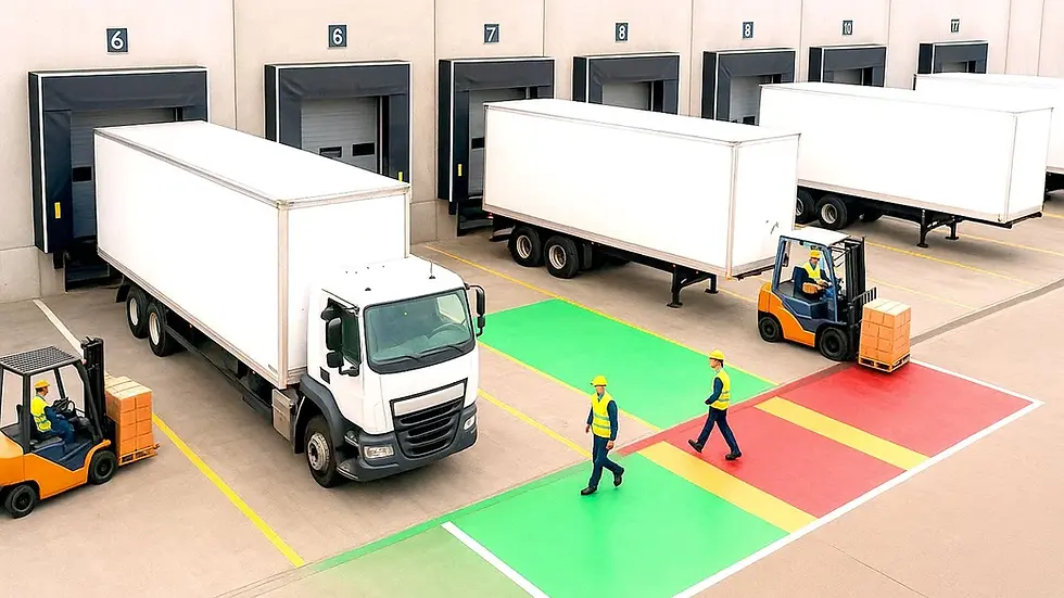 CCTV AI safety systems for loading docks