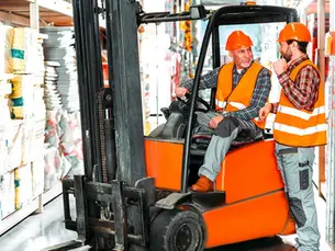 forklift pedestrian safety technologies identify workers in danger from a moving forklift