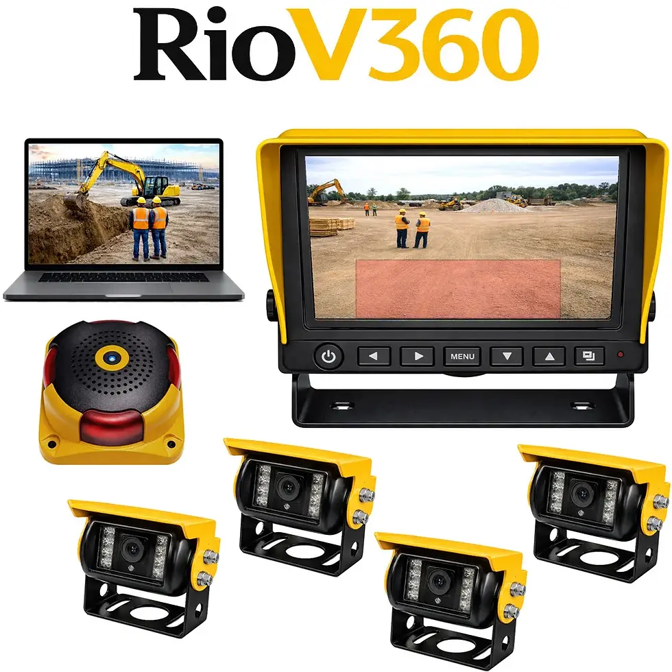 RioV360 4 camera video kit ai pedestrian detection with pc viewing