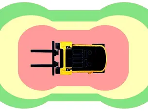 360° Forklift Pedestrian Detection Systems