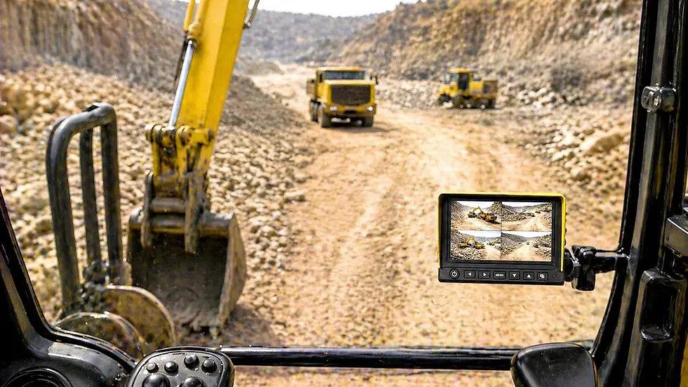RioV360 edge processing unit for AI pedestrian detection for excavators operating without cloud connectivity
