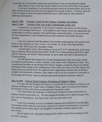 Monica annaul report page 3 as the Presi