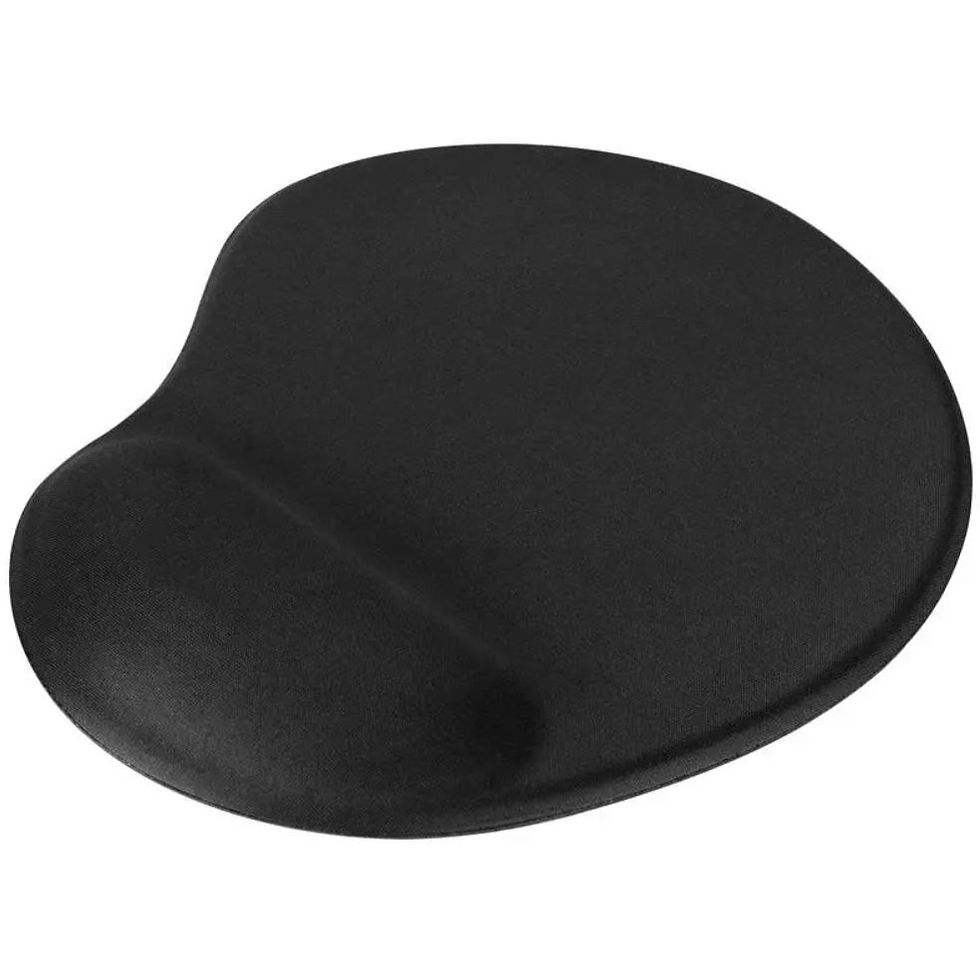 Küçük resim: Addison 300152 Siyah Bilek Destekli Ekstra Kauçuk Kaplamalı Mousepad