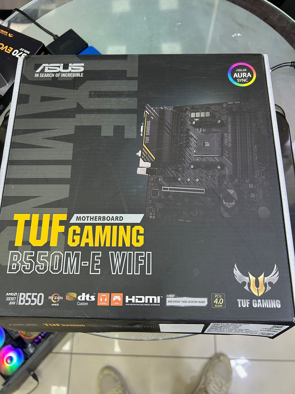 Küçük resim: Asus TUF Gaming B550M-E Wifi AMD B550 4600 MHz DDR4 Soket AM4
