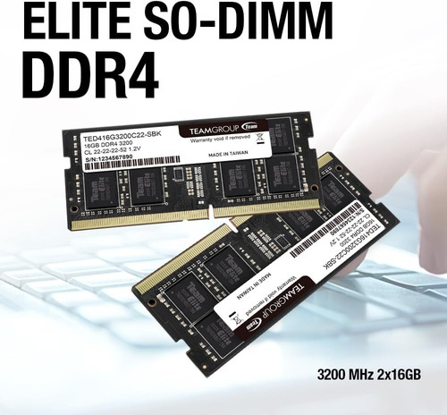メモリー TEAMGROUP ELITE 16GB DDR4 3200MHz Teamgroup Team Elite DDR4, 16 GB 3200Mhz Notebook Ram | KADU Bilişim