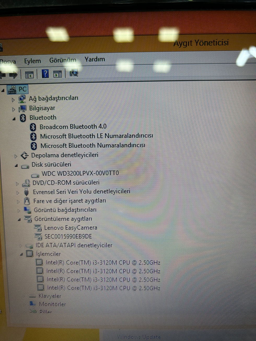 Küçük resim: Lenovo G580 İ3 3120M 4GB Ram 320GB