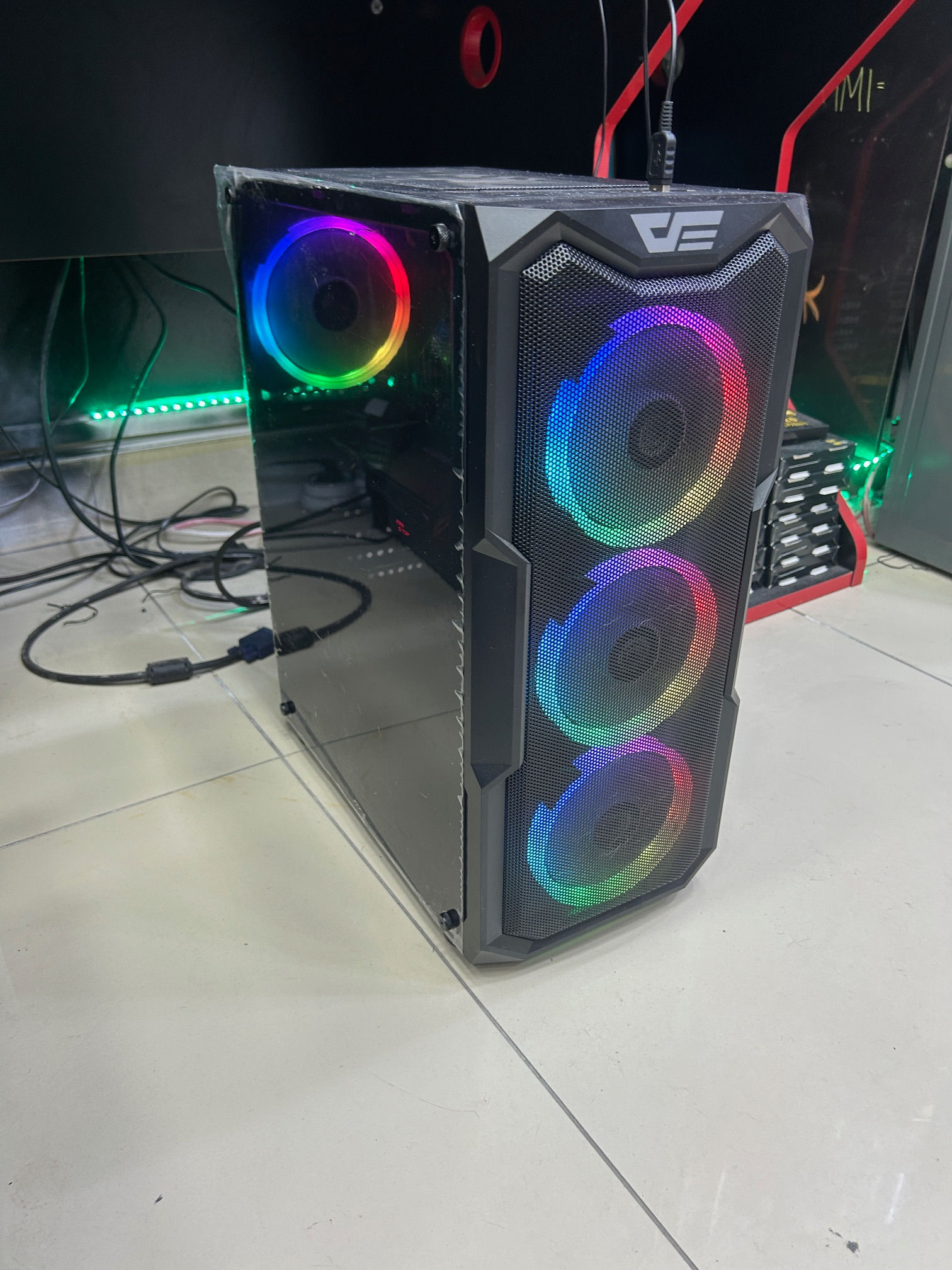 I5 4590 8GB Ram 500GB Dark Flash RGB Animasyonlu Kasa