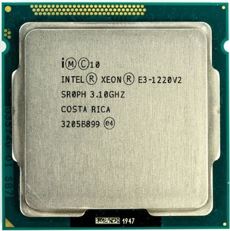 E3-1220V2 4 Çekirdekli 4 İş Parçacığı LGA1155 22NM CPU