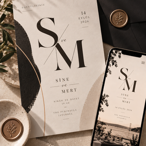 Davetiye Tasarım – Modern
