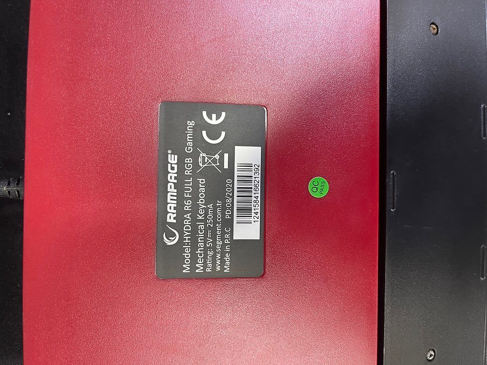 Küçük resim: Rampage Hydra R6 RGB Gaminng Mekanik Oyuncu Klavyesi
