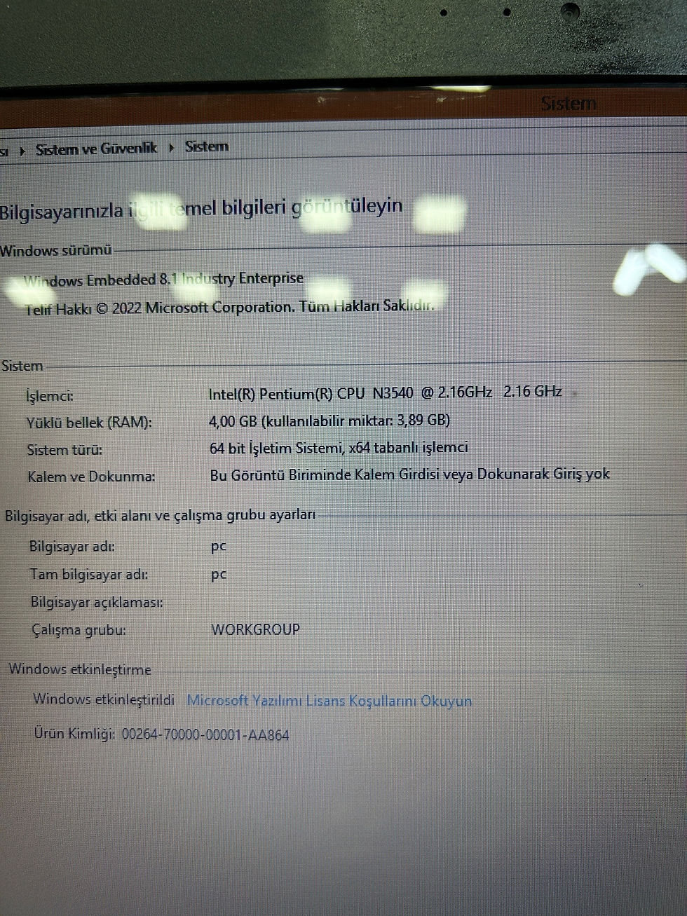 Küçük resim: Asus X553M N3540 4GB RAM 500GB 15.6" Notebook