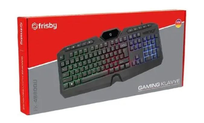 Küçük resim: Frisby FK-4860QU USB Q Türkçe Siyah Kablolu Gaming Klavye
