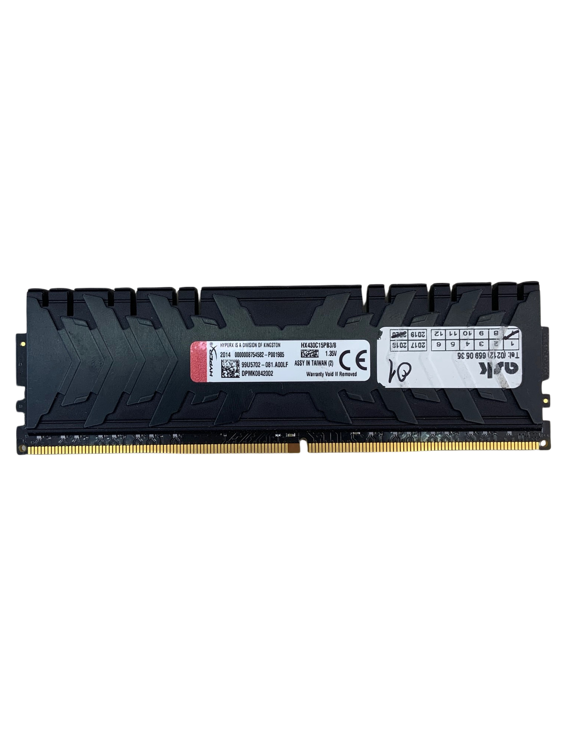 Kingston HyperX HX430C15PB3/8 8GB DDR4 3000MHz CL15 Masaüstü RAM (PC4-24000)