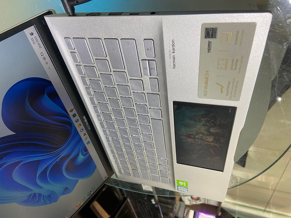 Küçük resim: Asus VivoBook S14 ScreenPad i5-8265U MX250 8GB RAM 256GB NVMe SSD 14" FHD