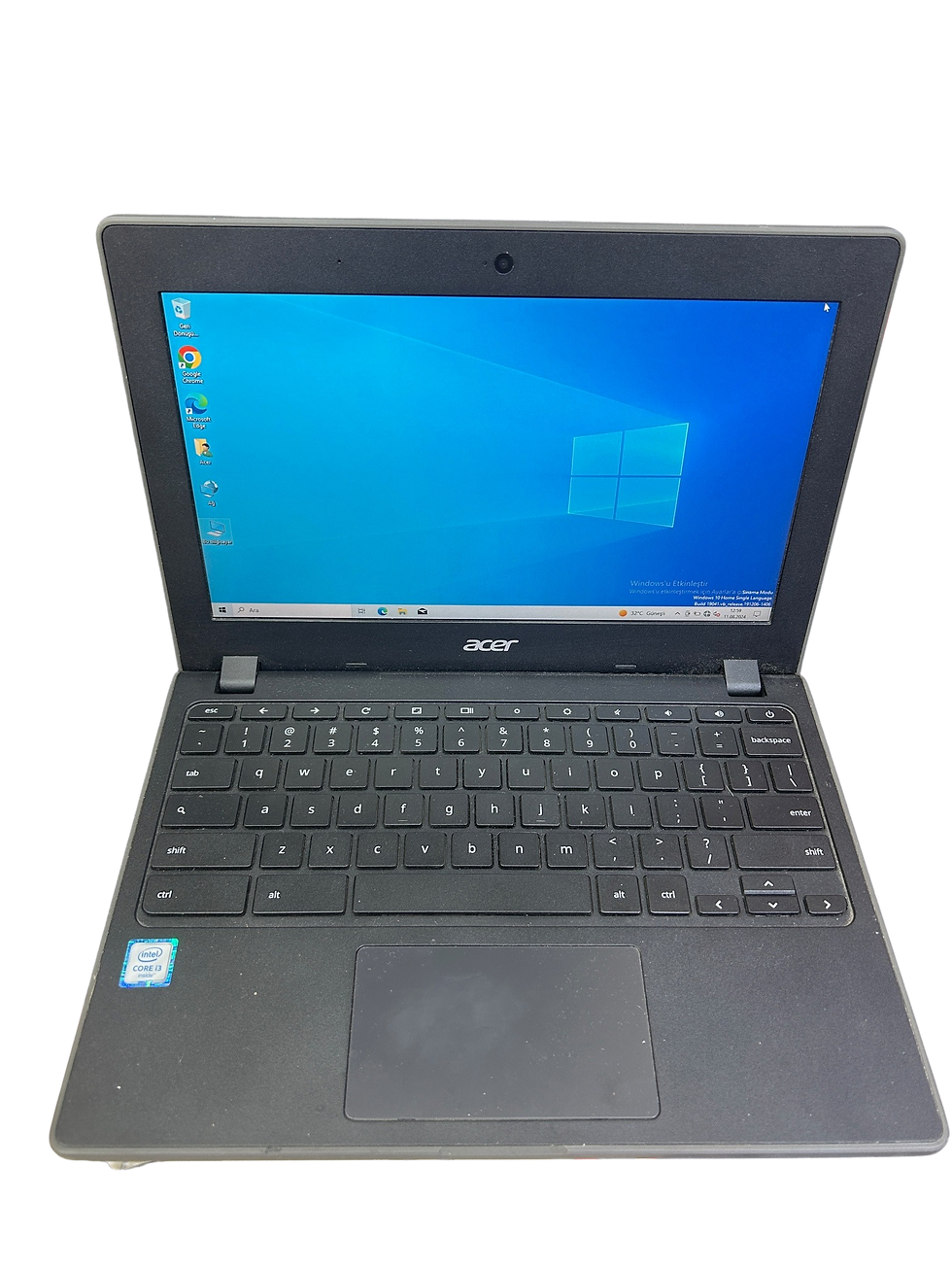 Küçük resim: Acer C771 i3-6100U 4GB RAM 64GB SSD 11.6" Notebook