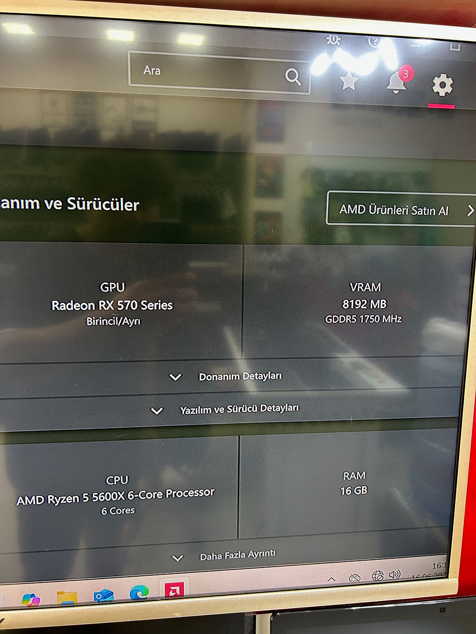 Küçük resim: Ryzen 5 5600X RX 570 8GB 16GB RAM 256GB SSD 7 Fan RGB Gaming PC