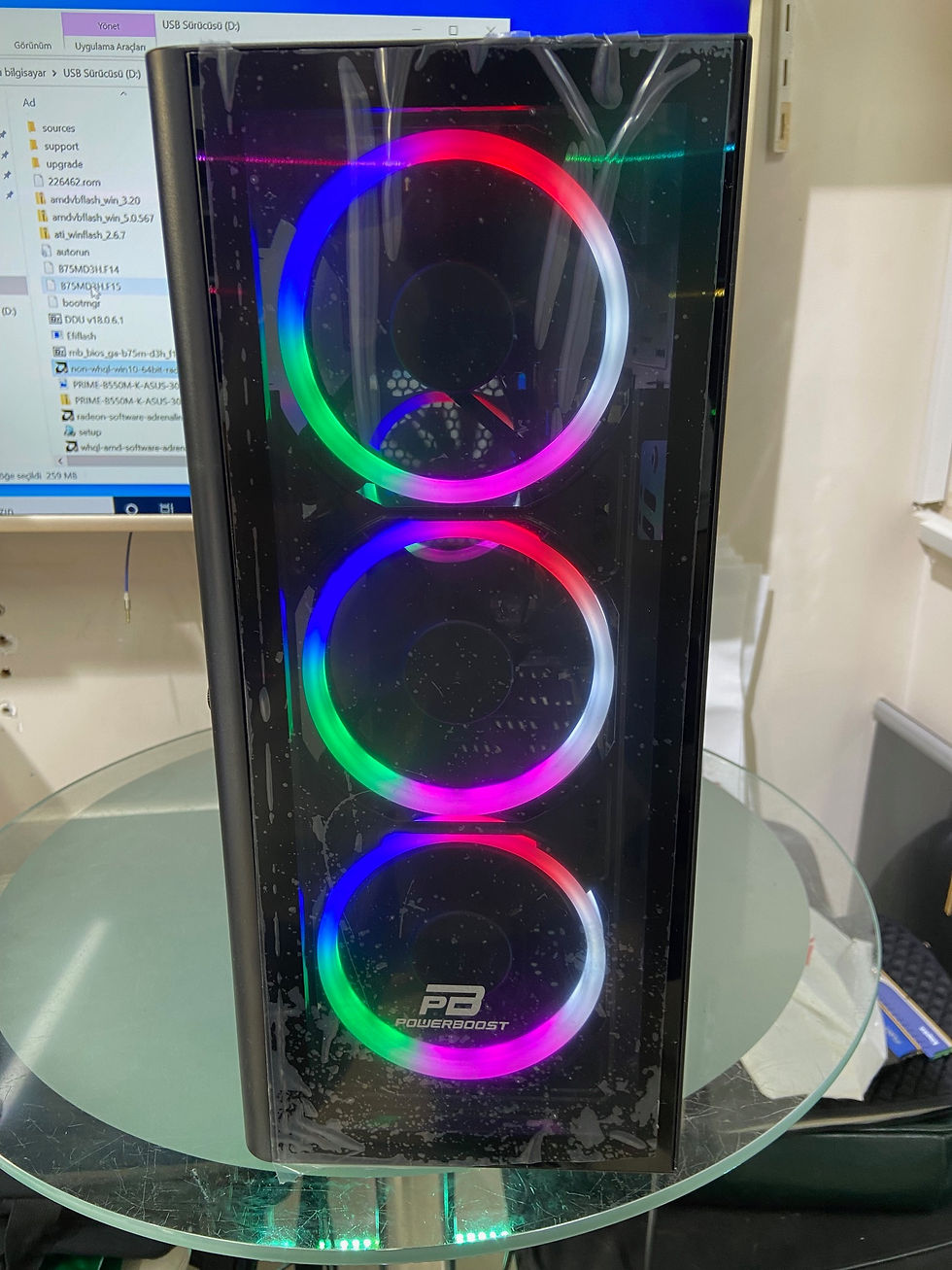 Küçük resim: İ5 2400 İşlemci 8GB Ram Ssd'li RGB Aydınlatmalı Modern Kasa