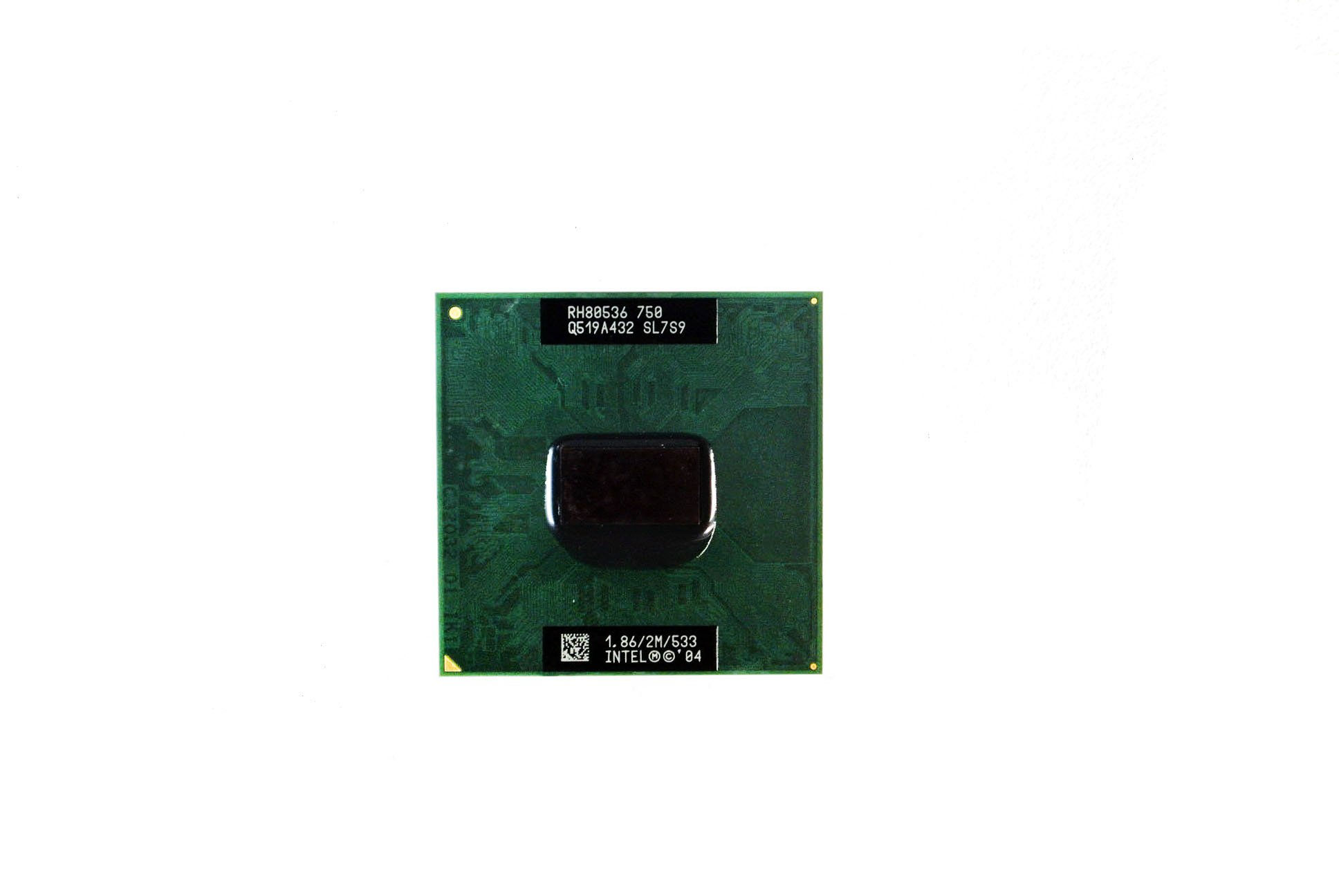 Intel Pentium M 750 SL7S9 1.86GHz RH80536 Laptop İşlemci Socket 479