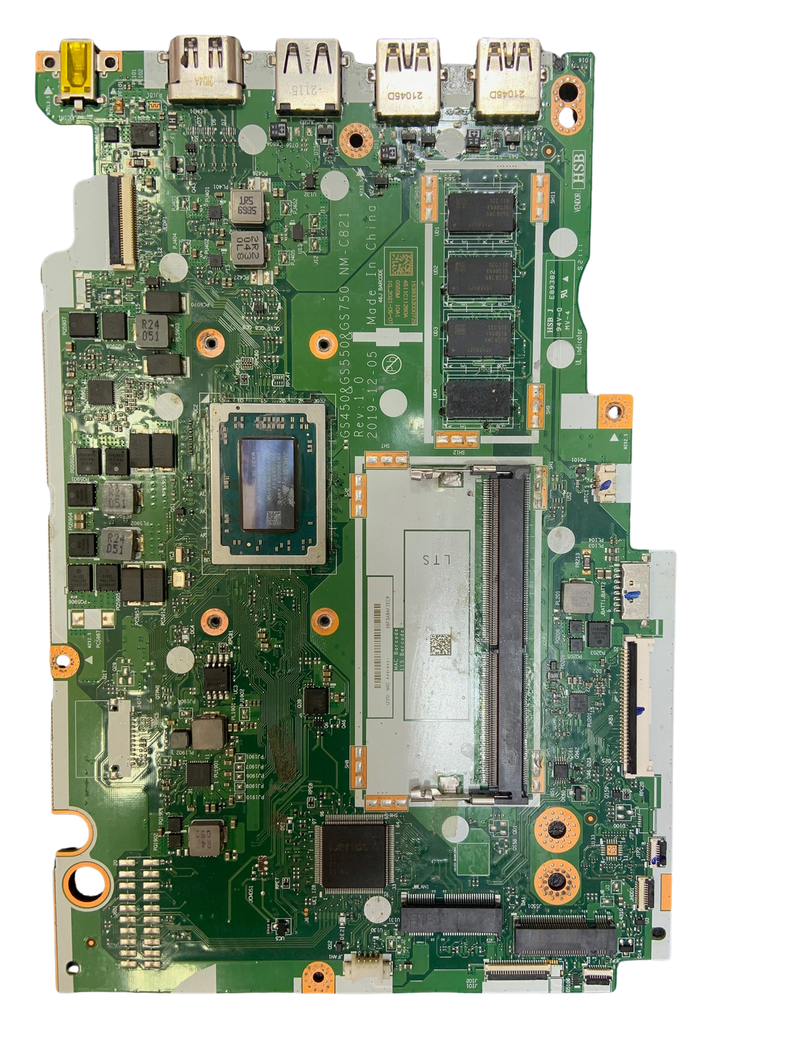 Lenovo Ideapad 3 81W1005TTX NM-C821 AMD Ryzen 5 3500U Sağlam Anakart
