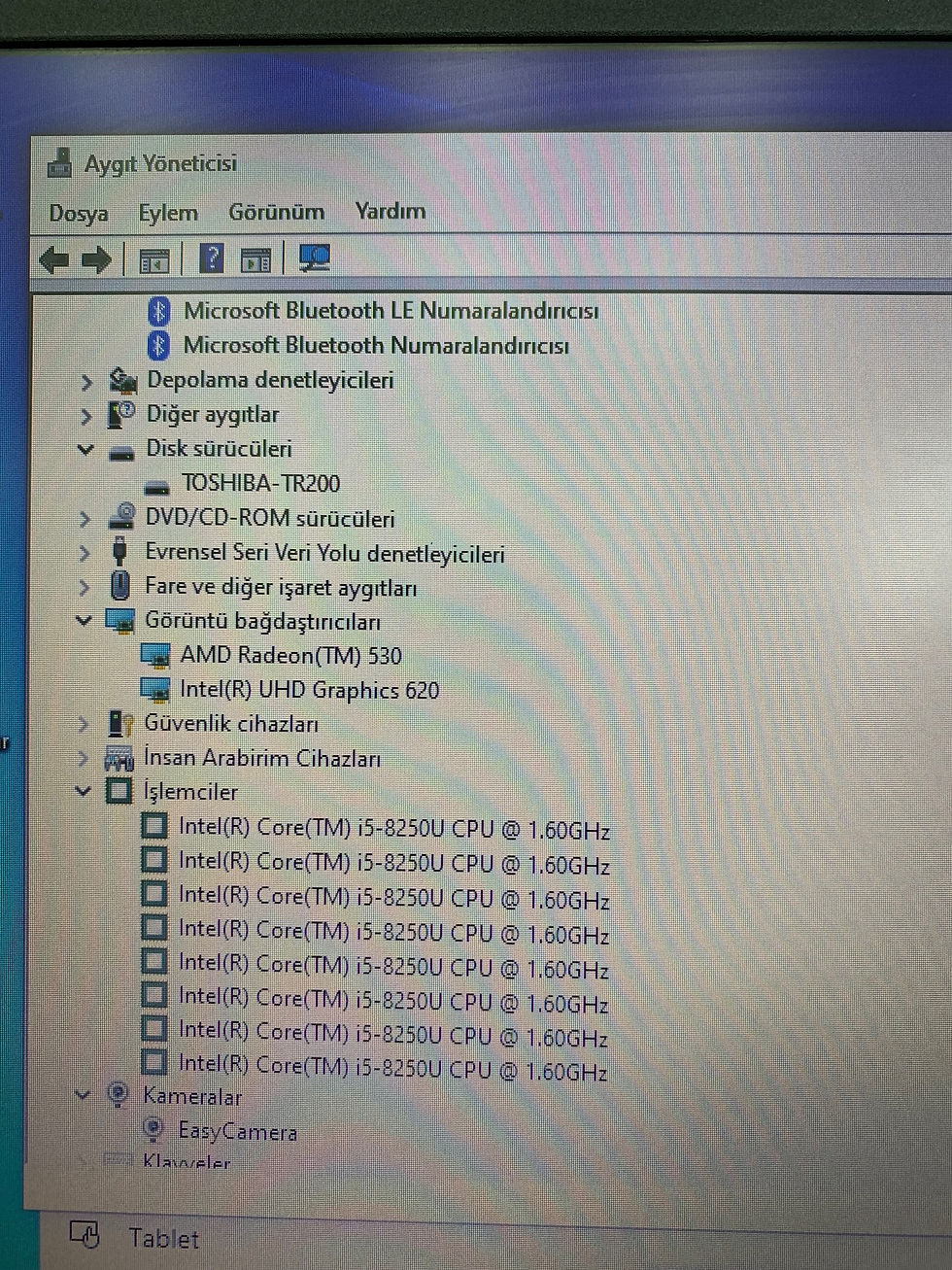 Küçük resim: Lenovo IdeaPad 320 i5-8250U Radeon 530 8GB RAM 256GB SSD 15.6" Laptop