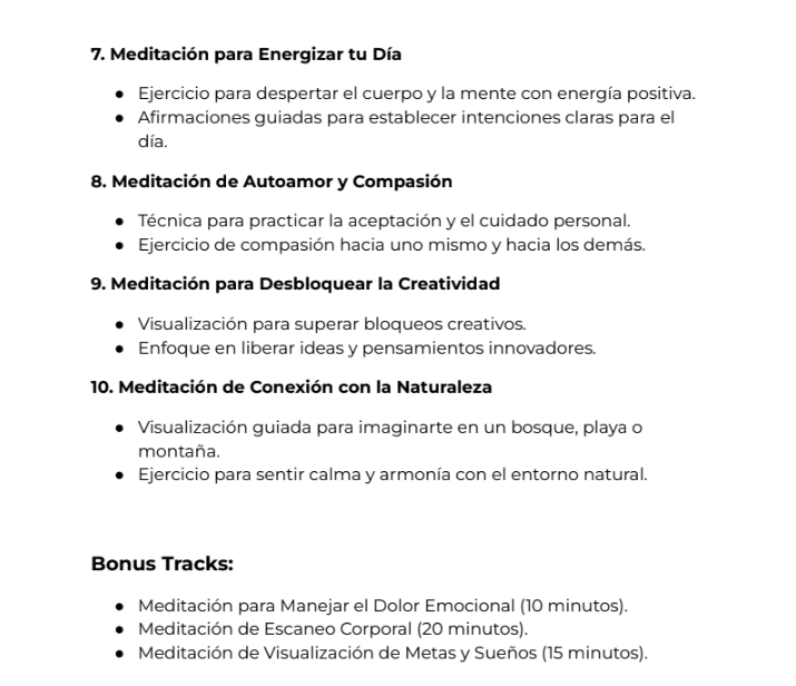 Miniatura: Meditaciones guiadas