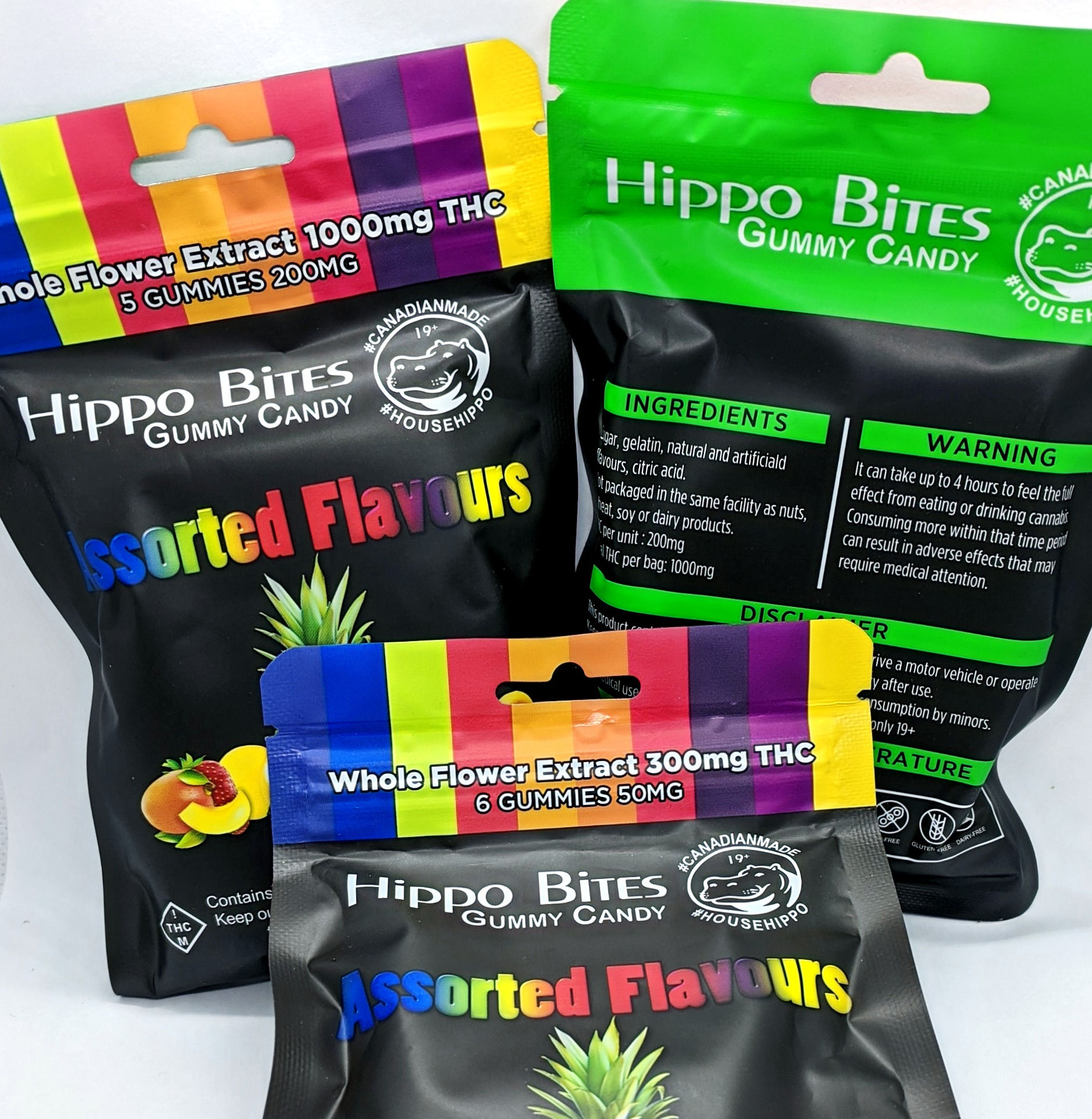 Hippo Bites Gummies - 1000mg