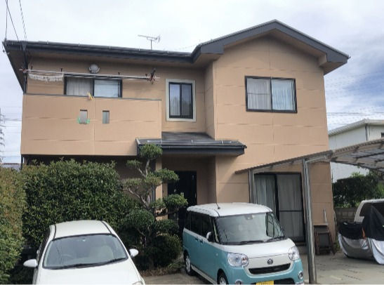 外壁塗装　施行前
