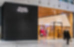 Black UHPC cladding storefront