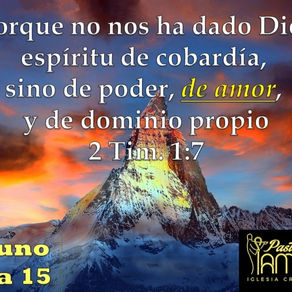 Día 15: Un espíritu diferente - parte 2   Espíritu de amor