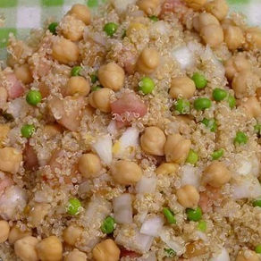 Ensalada de garbanzo y quínoa