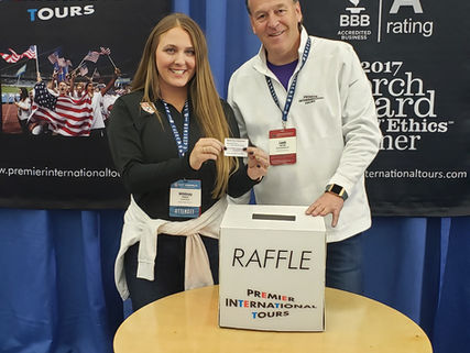 Premier International Tours Raffle Winner