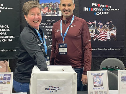Our 2023 PIT Raffle winner at the United Soccer Coaches Convention in Philadelphia!