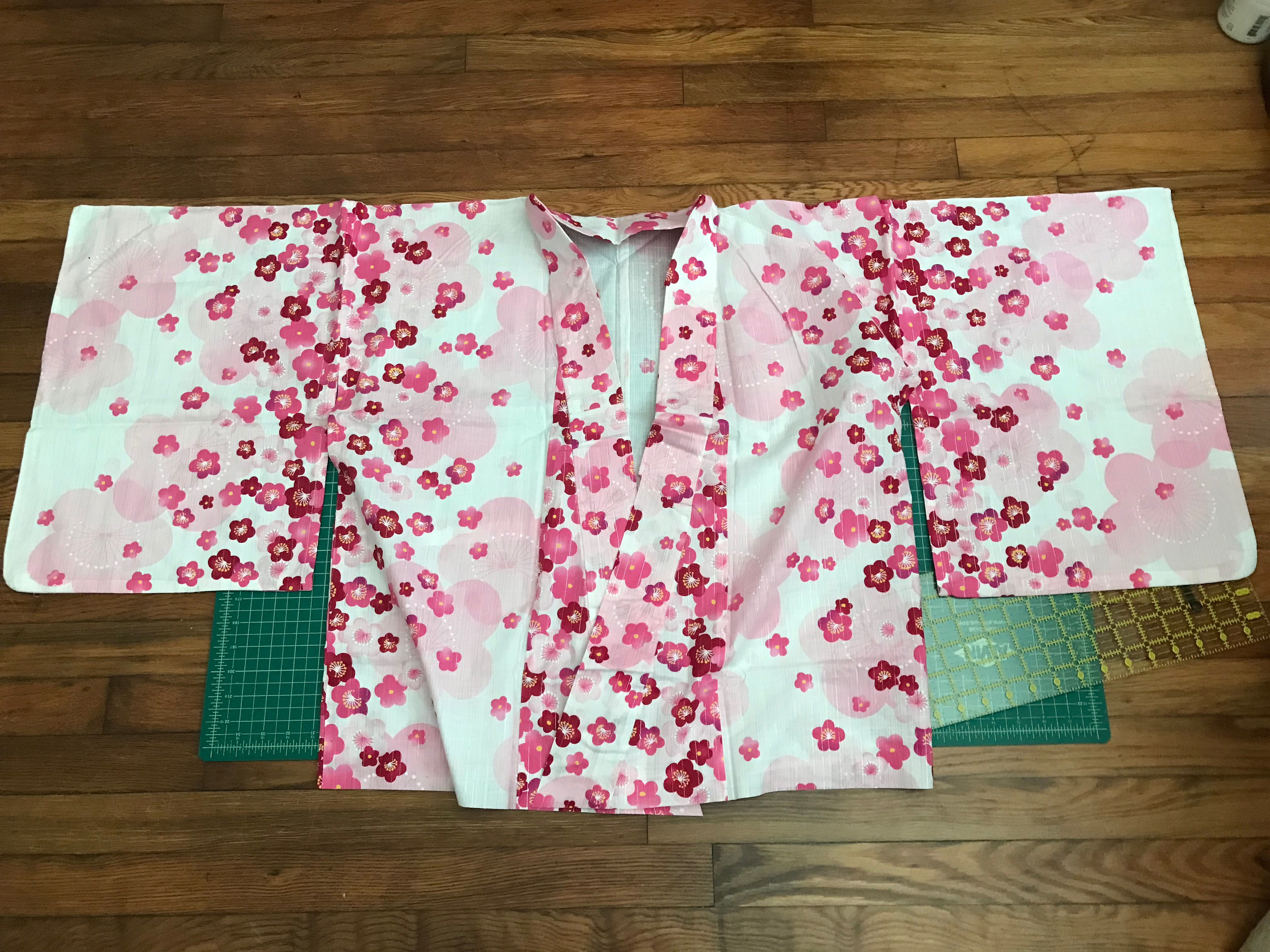 Happi, pink ume blossom