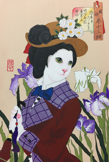 『遊歩がしたさう 明治年間妻君之風俗』（風俗三十二相)