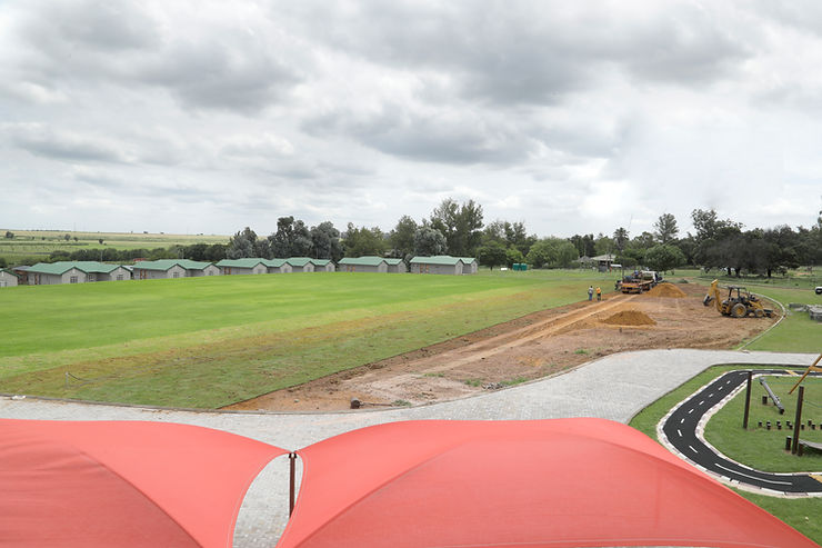 Komatsu Foundation Trust progress on the African Blessings Sports Field Project