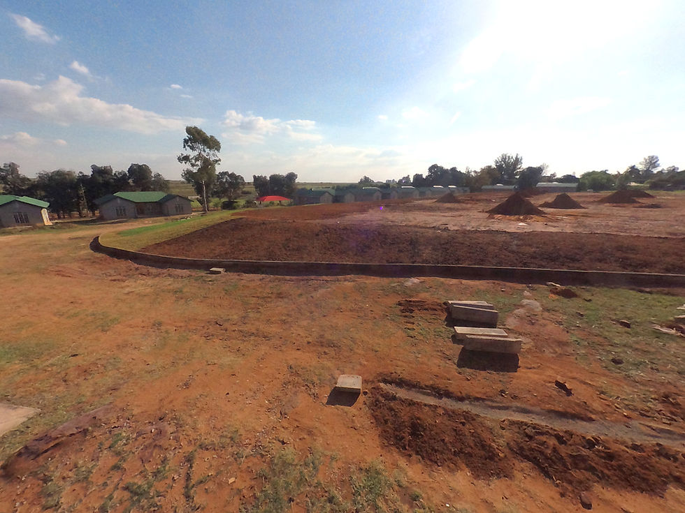 Komatsu Foundation Trust progress on the African Blessings Sports Field Project