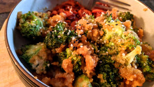 Bang Bang Broccoli Over Carrot Noodles