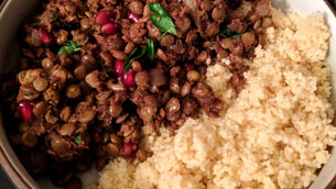Pomegranate, Walnut & Lentil Stew AKA Fesenjān