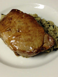 Grilled Pork Chops with Pan Sauce