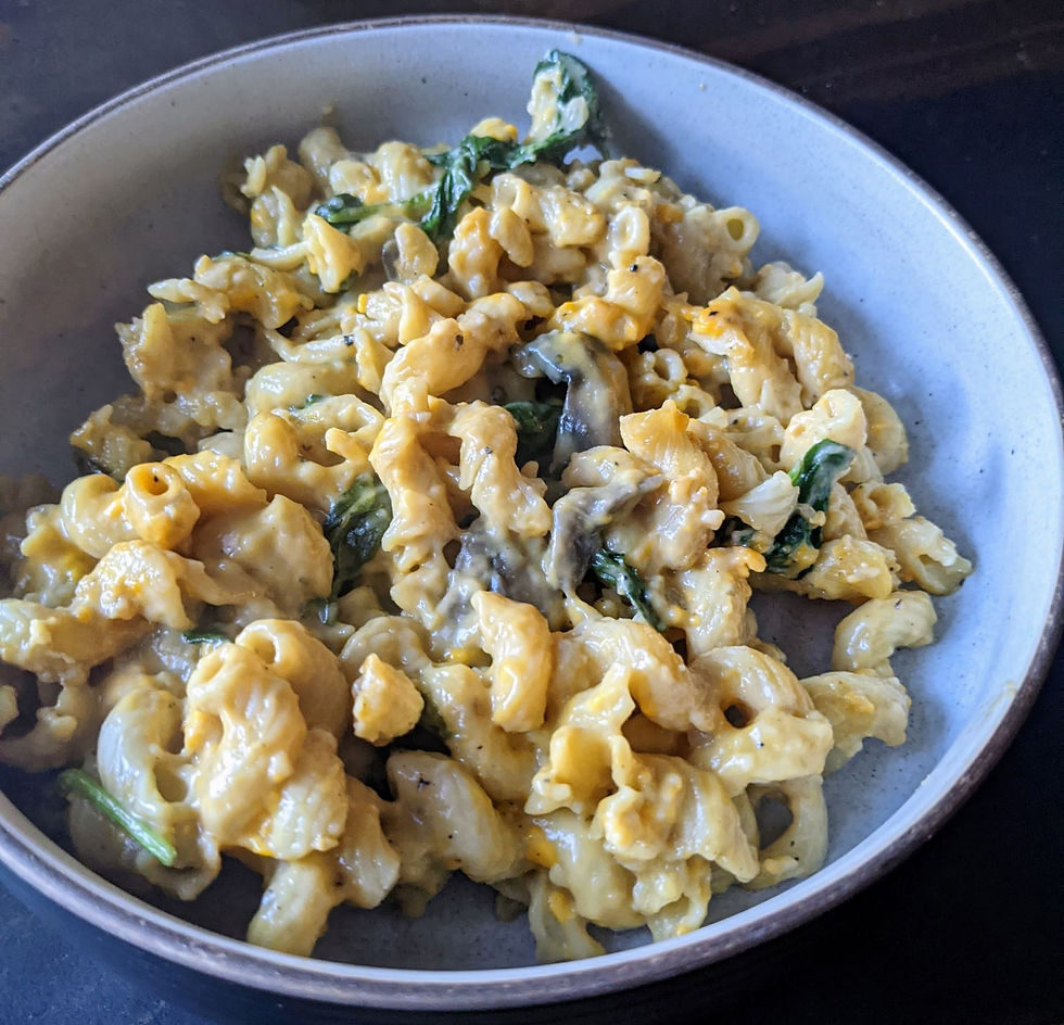 Mushroom Mac and Cheez (GF, V)