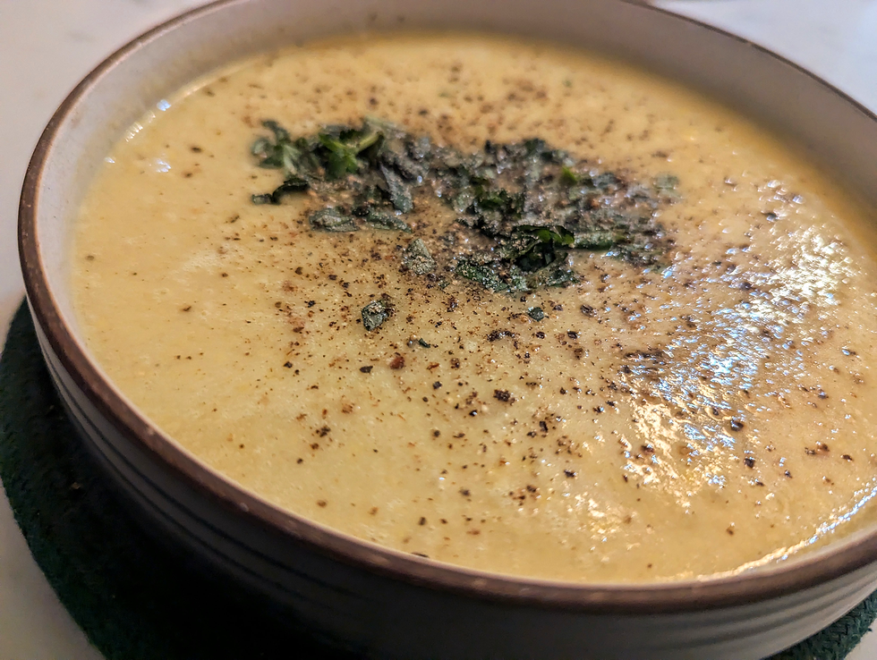 Creamy Summer Squash Soup (GF, V)