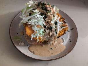 Thai-Style Loaded Baked Sweet Potatoes (GF, V)