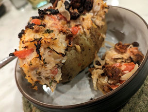 Sauerkraut Baked Potatoes (GF, V)