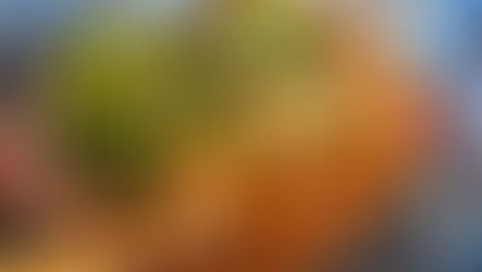 Curried Farro & Chickpeaswith Roasted Broccoli and Yogurt Drizzle