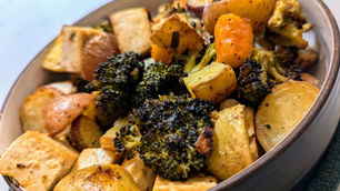 Dijon-Rosemary Tofu & Veggie Roast (GF, V)