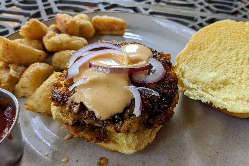 squash apple burger