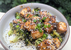 Chinese Lemon Tofu & Broccoli (GF, V)