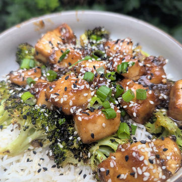 Chinese Lemon Tofu & Broccoli (GF, V)
